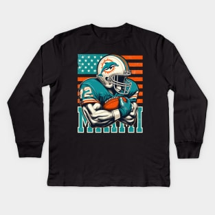 Miami Dolphins Roster Kids Long Sleeve T-Shirt